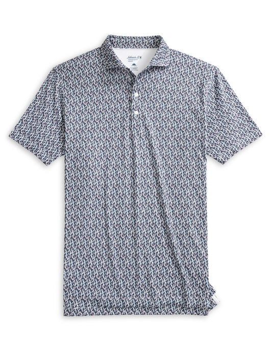 Johnnie-O Toco Performance Polo in Black