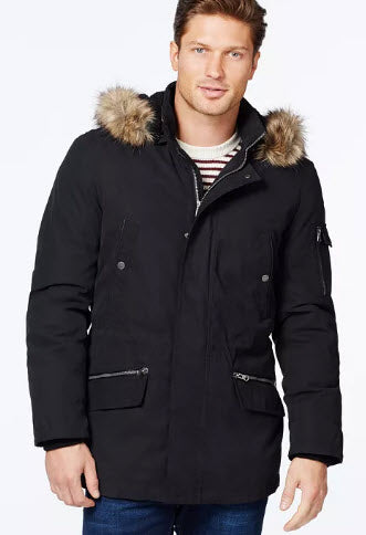 Nautica Parka with Removable Faux-Fur Hood