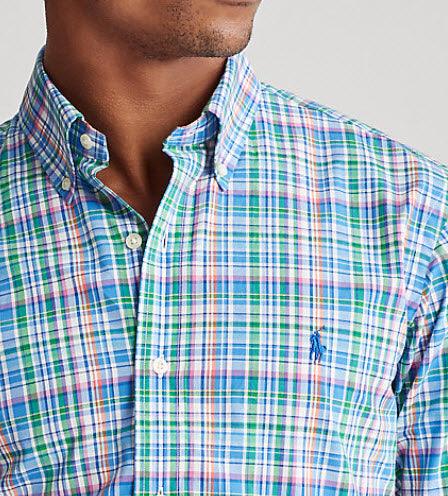 Polo Ralph Lauren Classic Fit Performance Poplin Plaid