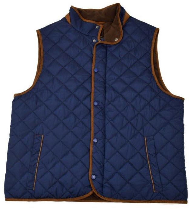 FX Fusion Quilted Field Vest Navy