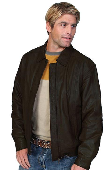 Scully Premium Lambskin Jacket Black - Hajjar's Big & Tall Mens Clothing