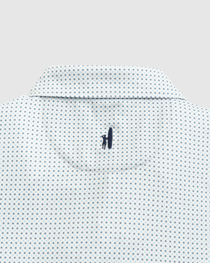 Johnnie-O Edmund Performance Polo White