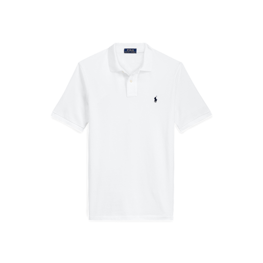 Polo Ralph Lauren Solid Mesh Polo Classic Fit White